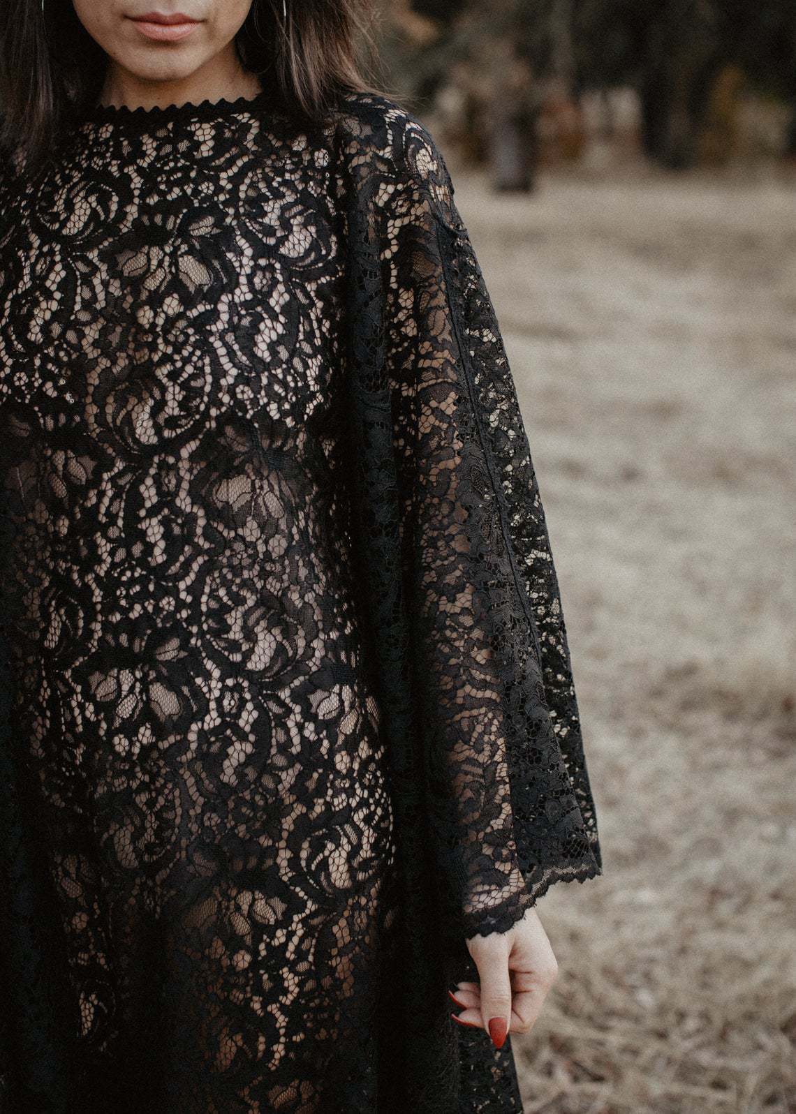 maternity wendie lace dress Charlotte Maternity Lace Dress Black